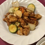 中国料理 三鶴 - 鶏肉のクミン香り炒め