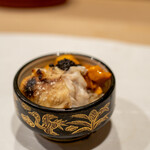 うを徳 - 2021.6 ゴマフグ白子・黒トリュフペースト・雲丹のミニ丼