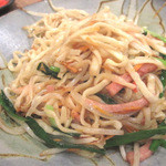 てぃーあんだ - そばイリチャーをかき混ぜた