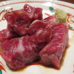 鳥茂 - ハラミ刺し