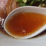 中華蕎麦 一無庵 - スープ 醤油味