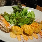 居酒屋 友蔵 - 特大海老の海老マヨ(990円)