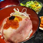 Sendai beef dressed Seafood Bowl