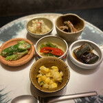 西麻布 焼肉 X - ナムル盛り合わせ