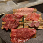 西麻布 焼肉 X - 肉盛り合わせ