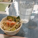 カラチの空 - お通しのサラダ