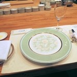 シュマンドール - テーブルセッティング　着席時