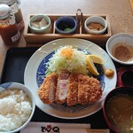 とんＱ - 赤城豚厚切りロースカツ定食