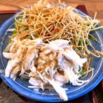 さくら本店 - (ﾗﾝﾁ)さくら定食 小鉢：むし鶏サラダ　2021.5.25