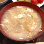 さくら本店 - (ﾗﾝﾁ)さくら定食 味噌汁　2021.6.29