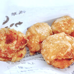 からあげ 縁 - ジューシーもも丸　100g=259円
4個 193g=499円