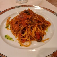 エリオ・ロカンダ・イタリアーナ - スモークサーモンのパスタ