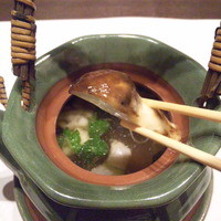 お料理なかき - 松茸と鱧　土瓶蒸し