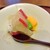 米倉 - 料理写真:はすとオクラとアスパラ。鱧。黄身酢、こうしん大根、はすのジュレかけ。
