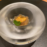 はすのみ - イカの老酒漬けに雲丹