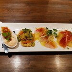 創作イタリアン Gemelli - 前菜の４点盛りd(*´∀｀*)b
