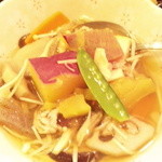 山葵 - 昼定食：サツマ芋と牛蒡煮