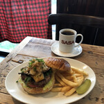 GRILL BURGER CLUB SASA - 『和風おろポン焼き茄子Burger¥1150』 ※平日ランチは、ソフトドリンク付