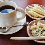 道の駅　いりひろせ - 「珈琲セット」\300です(10/19UP)