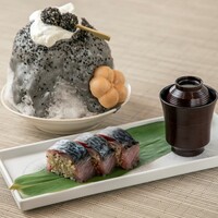 【パフェセット】鯖寿司セット