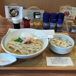 らぁめん もののこころ - 鮭茶つけ麺(1100円)