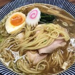 良温 - 細麺の様子。180gもある