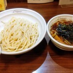 らーめんNageyari - 黒胡椒つけ麺並盛