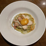 ワインレストラン ドミナス - オマールブルーの冷製ジェノベーゼパスタ