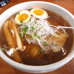 ラーメンの音むら - しょうゆラーメン_700円に味たま_50円