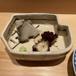 鮨 さいとう - 鮑と蛸