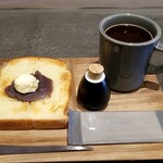 アンモナイトコーヒーマーケット - あんバタートースト