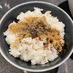 Japanese Soba Noodles 蔦 - 「ガチョウのフォアグラバターご飯」400円