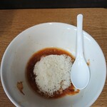 王者-23 - 残ったタレにご飯投入直後