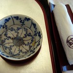 京料理 木乃婦 - 梅昆布茶とおしぼり