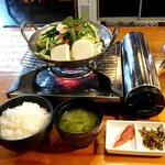 Hakatatenjimmotsunabeotafuku - モツ鍋定食 1000円税込