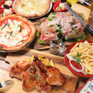 h DUMBO PIZZA FACTORY - Chick Pop Party 3500円コース