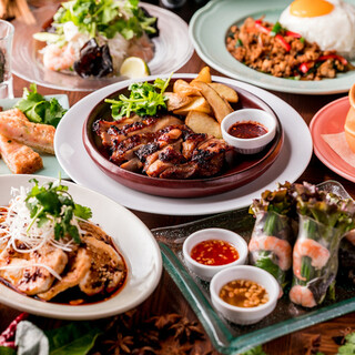 【飲み放題付き】みんなで楽しむ、カジュアルアジアンパーティ