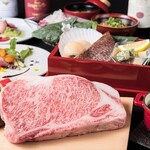 神戸牛 和ノ宮 - 「神戸牛の神髄　サーロインとリブロース食べ比べコース」
