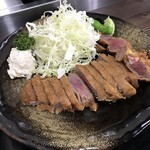 牛かつもと村 - 牛かつ＆追加タンかつアップ～