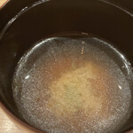 鮨 さかい - 【写真㉒】味噌汁
