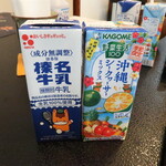 湯元 長静館 - 朝食用飲み物はパックで