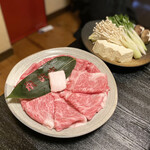 食楽亭　旭屋 - 米沢牛ロースすき焼き