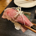 食楽亭　旭屋 - 米沢牛炙り寿司