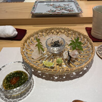 すし 副島康広 - オコゼ　お造り　3日熟成　
                    　熟成され一層旨みが増したオコゼ。夏の王様です⭐️⭐️⭐️⭐️⭐️
                    