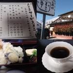 お料理 まさ季 - 食事の後は、珈琲のサービスもあります～。