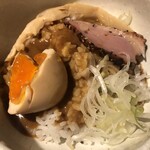 鴨出汁中華蕎麦 麺屋yoshiki - 鴨カレーつけ麺＋小ライス