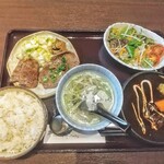 牛たんけやき 栃木店 - 牛たん焼きと牛たんシチューのセット！牛たん焼きとタンシチューを同時に味わう機会って無かったですねー。