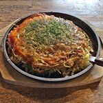 お好み焼き・鉄板焼き フジヤマ - 肉玉そば青しそトッピング