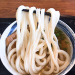 Kodawari Teuchi Udon Yama - 麺のアップです。（2021.7 byジプシーくん）