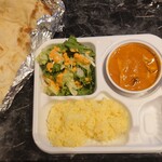 KHANA KHAJA Indian.Nepali Asian Dining & Bar - バターチキンカレーセット　900円